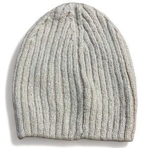 H & M Oatmeal Beanie Ladies Size O/S Fits Most NWOT